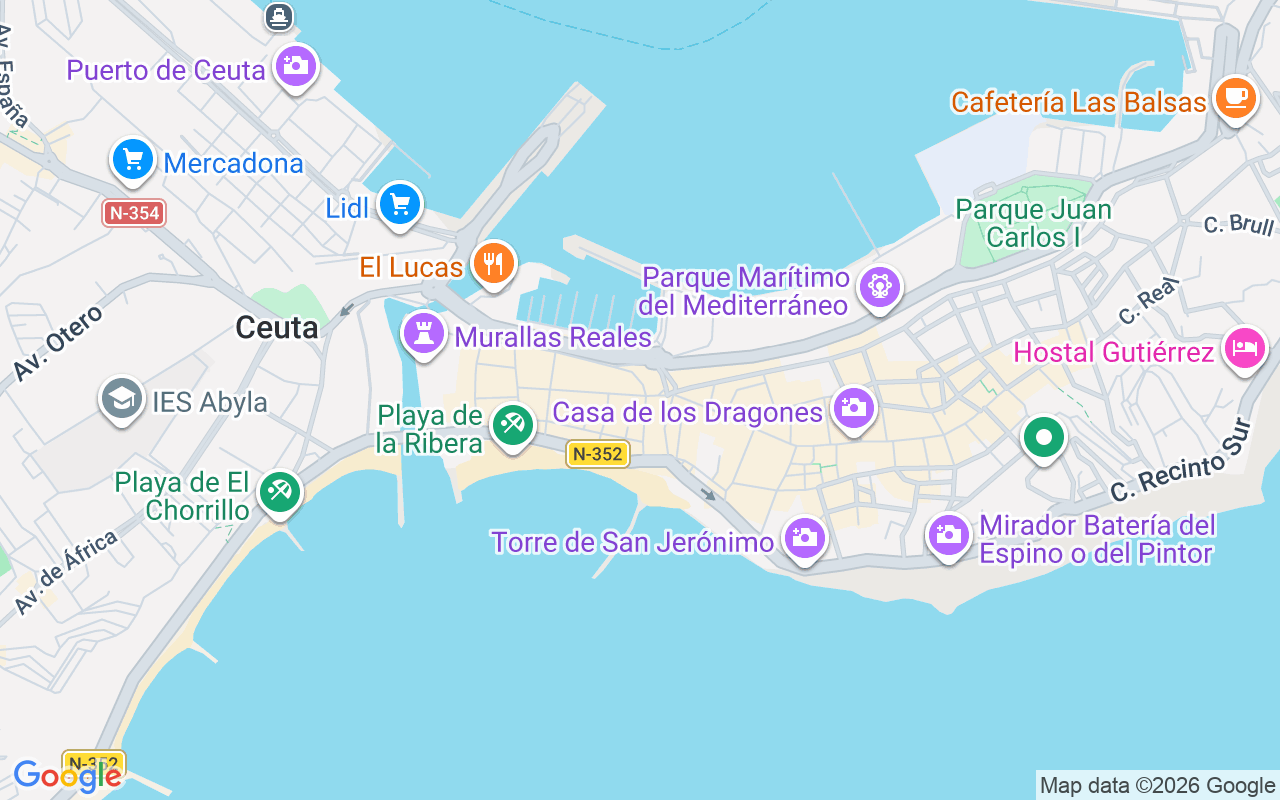 Gaes centro - GAES Ceuta, Ps Alcalde Sanchez Prados 14, Ceuta 51001 (Ceuta)
