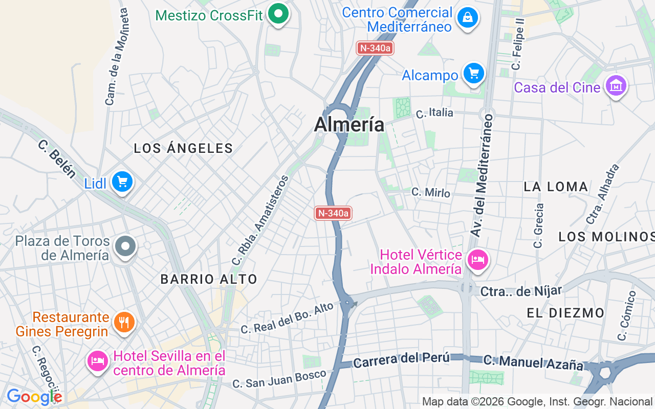 Gaes centro - Centro Auditivo GAES Almería De Ronda, Crta De Ronda 331, Almería 04009 (Almería)