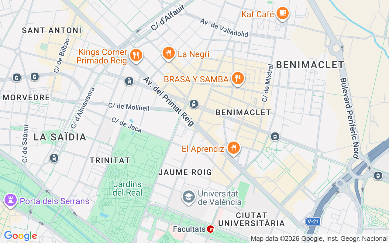 Gaes centro - Centro Auditivo GAES Valencia Benimaclet, Avda Primado Reig 125, Valencia 46020 (Valencia)