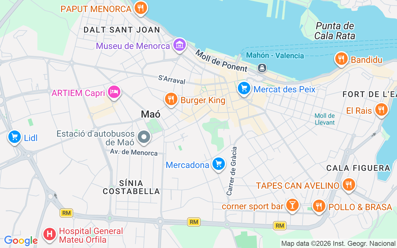 Gaes centro - GAES Mahon, C Es Cos  De Gracia 19, Mahon 07701 (Illes Balears)