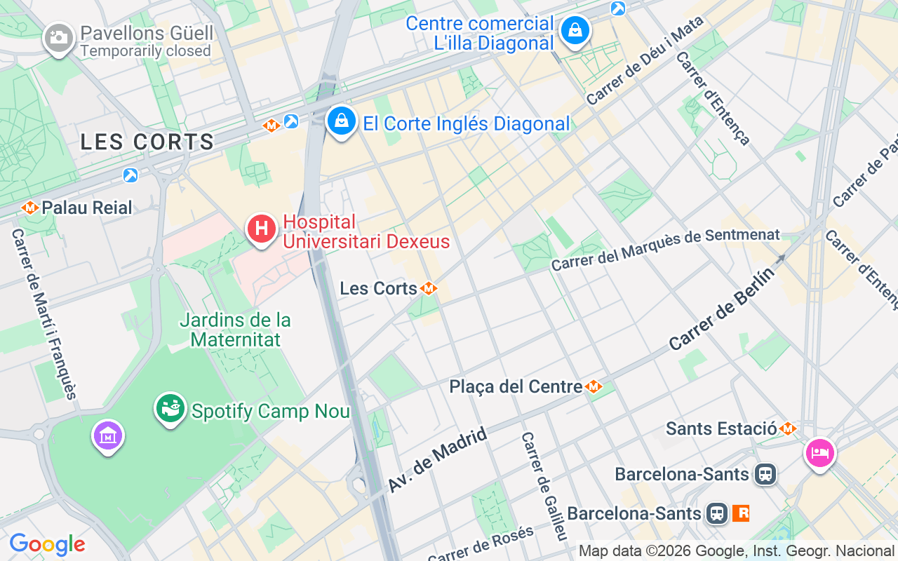 Gaes centro - Centro auditivo GAES Barcelona Les Corts, Travessera De Les Corts 222, Barcelona 08028 (Barcelona)