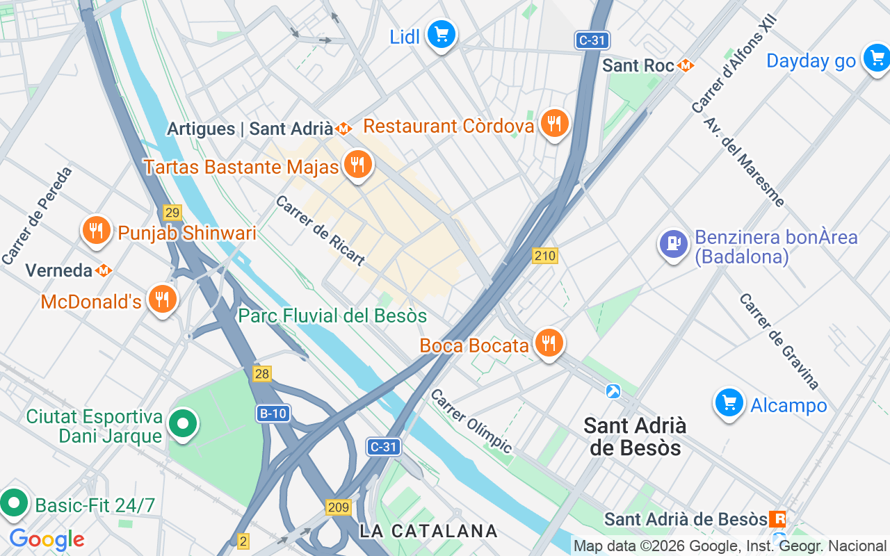 Gaes centro - Centro auditivo GAES Sant Adria De Besos, Avda Catalunya 81, Sant Adria De Besos 08930 (Barcelona)