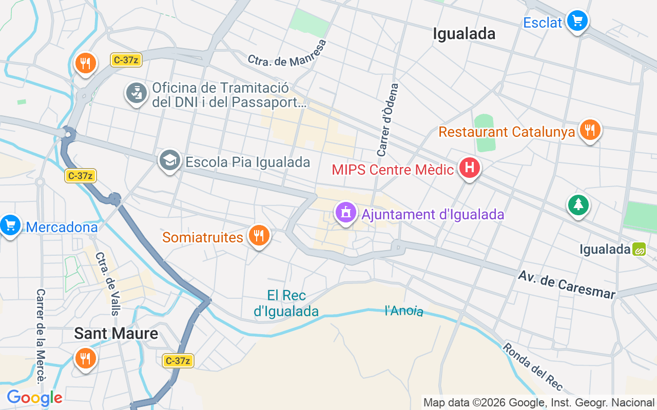 Gaes centro - Centro auditivo GAES Igualada, Rbla Rambla Sant Isidre 10, Igualada 08700 (Barcelona)