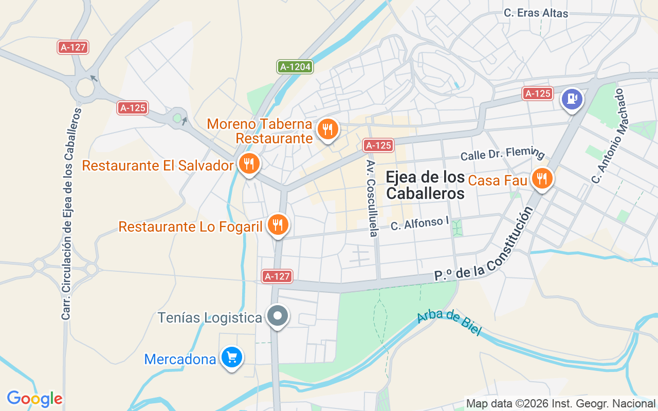 Gaes centro - Centro auditivo GAES Ejea de los Caballeros, C Cervantes,  1, Ejea de los Caballeros 50600 (Zaragoza)