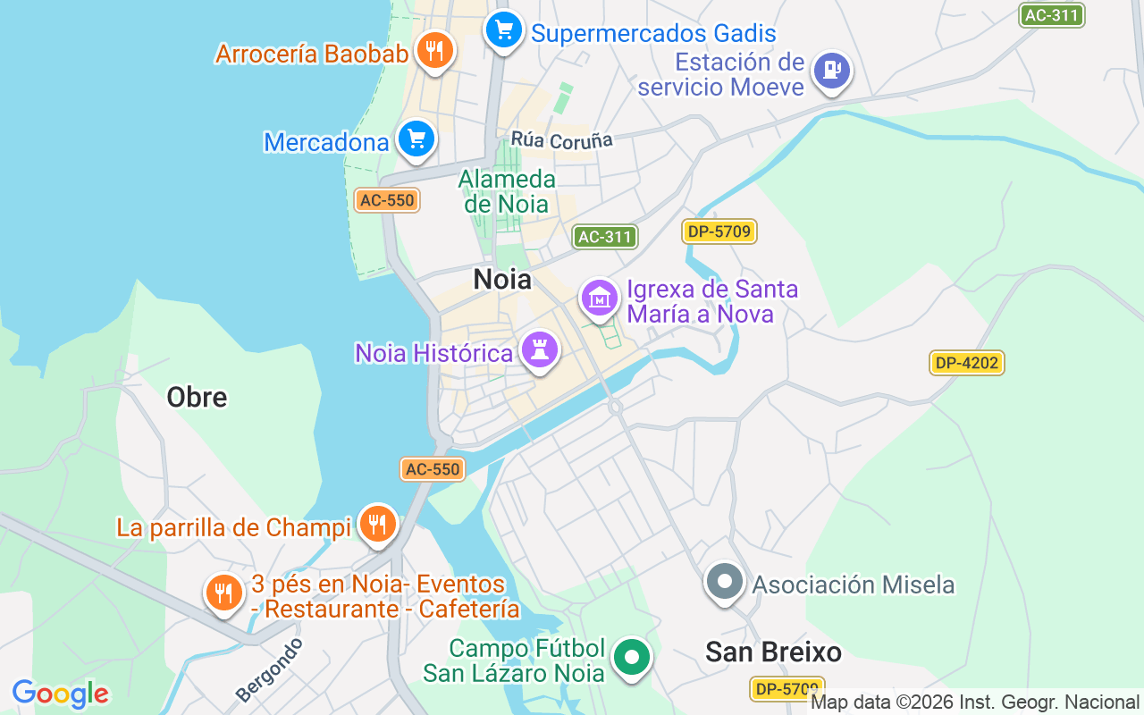 Gaes centro - Centro Auditivo GAES Noia, R Curro 5, Noia 15200 (La Coruña)