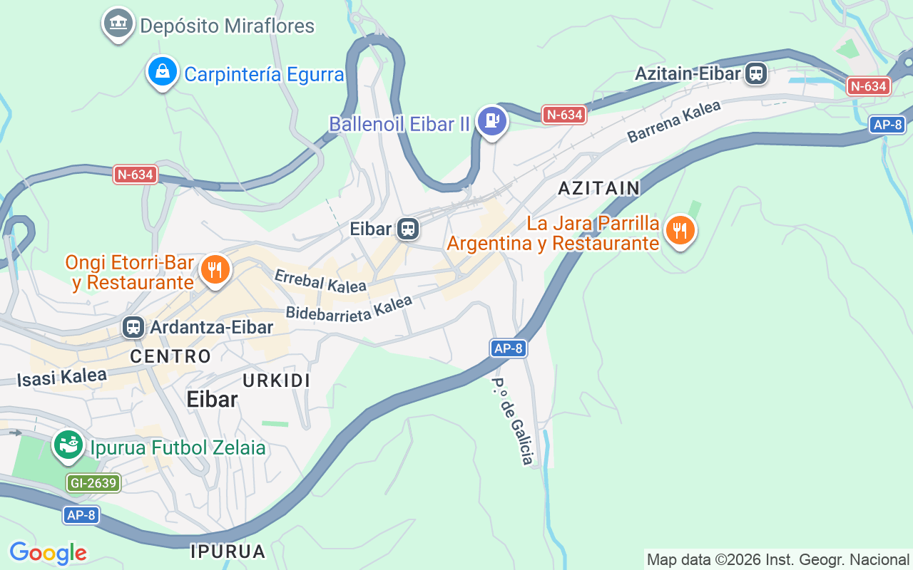 Gaes centro - GAES Eibar Bidebarrieta, C Bidebarrieta 2, Eibar 20600 (Guipúzcoa)