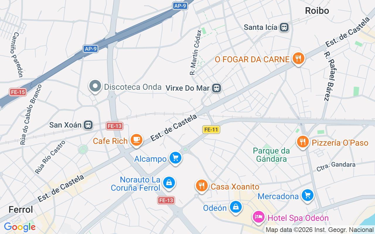 Gaes centro - Centro Auditivo GAES Ferrol De Castilla, Crta De Castilla 332, Ferrol 15404 (La Coruña)